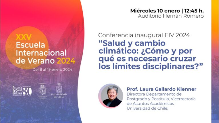 Cursos de Verano en la Escuela de Salud P&uacute;blica de la Universidad de Chile