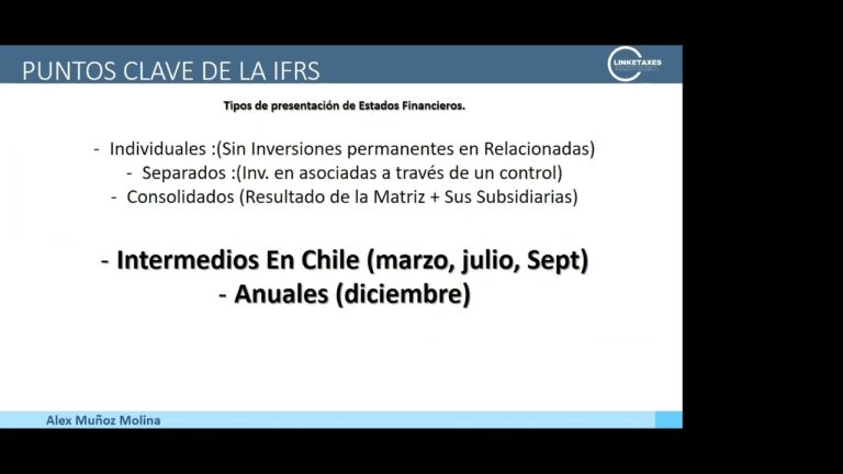 Cursos de Normas IFRS en Chile: Gu&iacute;a Completa y Actualizada