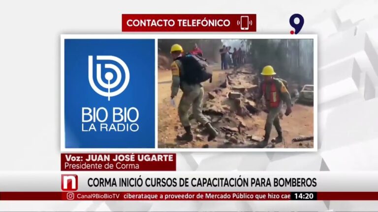 Curso de Incendios Forestales del Gobierno de Chile