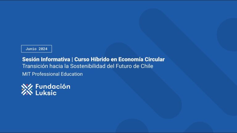Curso de Econom&iacute;a Circular en Chile: Impulsando la Sostenibilidad