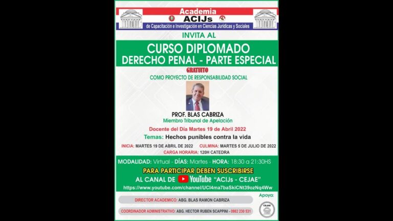 Mejores Cursos de Derecho Penal en Chile