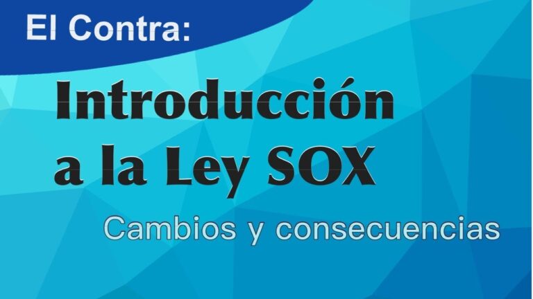 Curso de Ley Sarbanes-Oxley en Chile: Claves para la Conformidad Empresarial