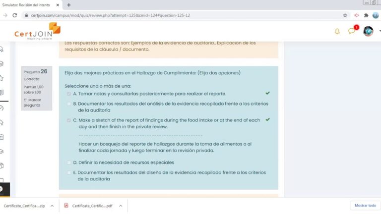 Cursos de Certificaci&oacute;n ISO ERCA en Chile