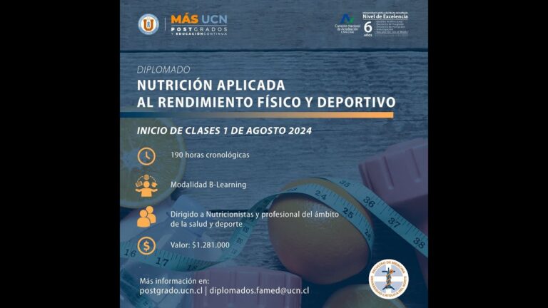 Mejores Cursos de Nutrici&oacute;n Deportiva en Chile