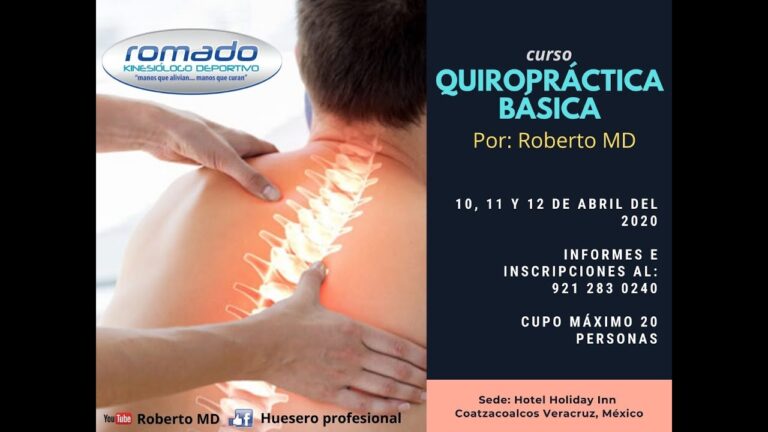 Curso de Quiropr&aacute;ctica en Chile: Tu Camino hacia la Salud Integral