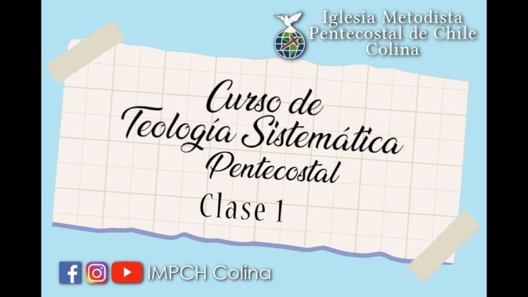 Curso de Teolog&iacute;a Sistem&aacute;tica en Santiago de Chile