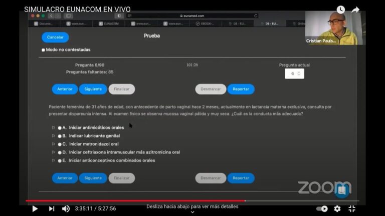 Curso Online EUNACOM: Universidad de Chile