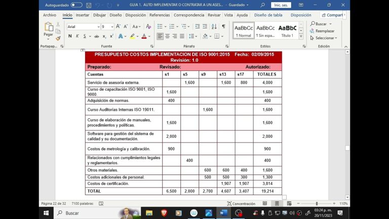 Costo del curso de auditor&iacute;a interna ISO 9001 en Chile