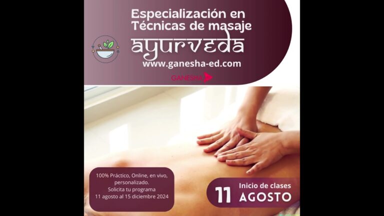 Curso de Masaje Ayurveda en Chile: Bienestar y Equilibrio Natural