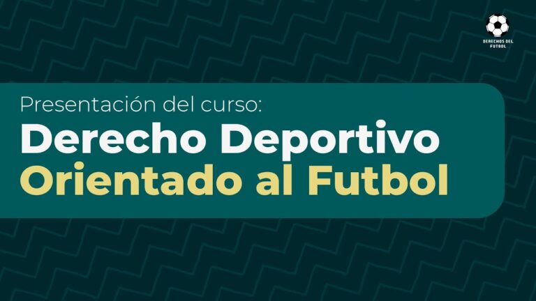 Curso de Derecho Deportivo en la U de Chile: Formaci&oacute;n Integral y Oportunidades Profesionales