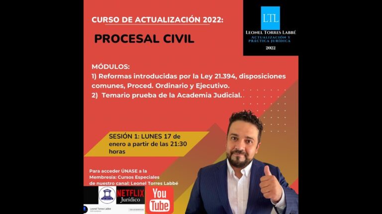 Curso de Derecho Procesal Civil I en Chile: Gu&iacute;a Completa