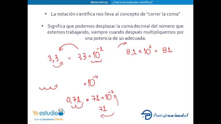 Notaci&oacute;n Cient&iacute;fica en la Educaci&oacute;n Chilena