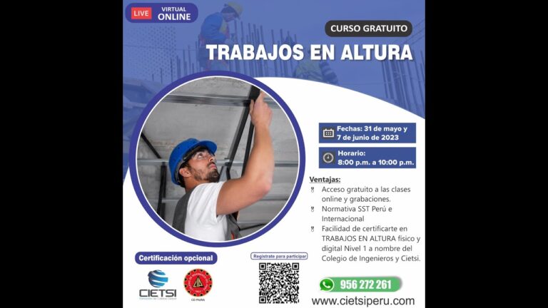 Curso de Seguridad en Altura en Chile: Mejora tu Capacitaci&oacute;n Profesional