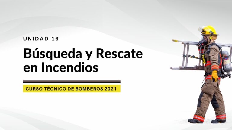Curso Avanzado de B&uacute;squeda y Rescate para Bomberos en Chile