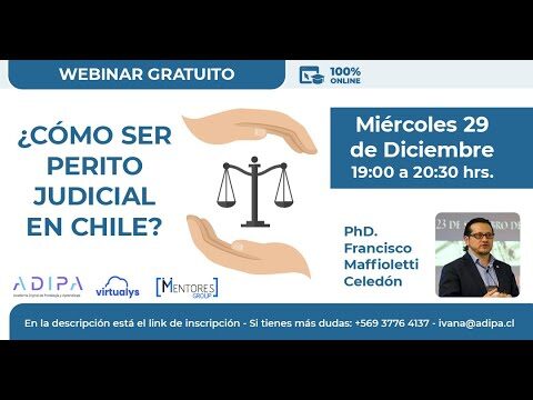 Curso de Perito: Formaci&oacute;n Especializada en Chile