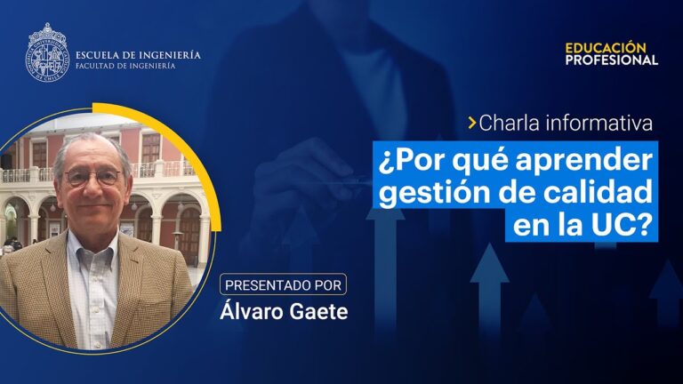 Curso de Gesti&oacute;n de Calidad en la Universidad de Chile