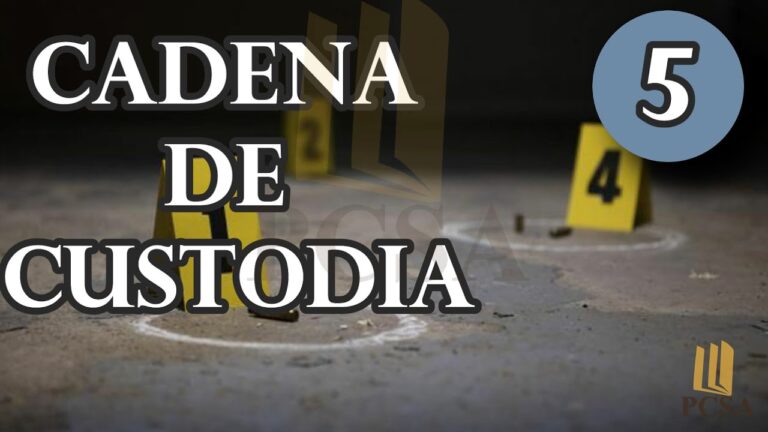Curso Eficaz de Cadena de Custodia en Chile