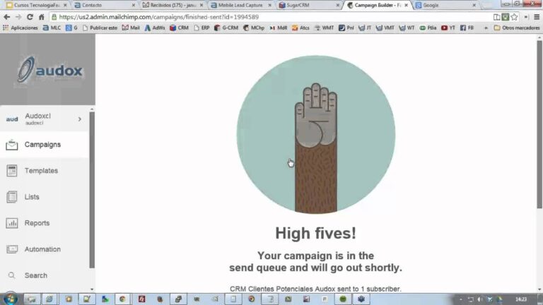 Cursos de Mailchimp en Santiago de Chile