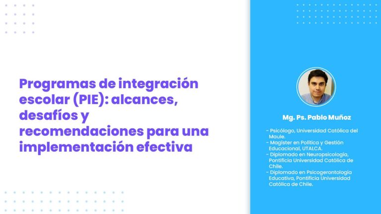 Cursos Especiales para la Integraci&oacute;n Escolar en Chile