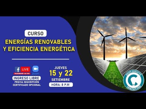 Oportunidades en Cursos de Energ&iacute;as Renovables en la Universidad de Chile