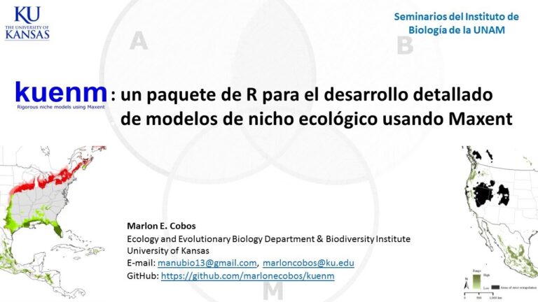 Curso de Modelamiento de Nicho con MaxEnt en Chile