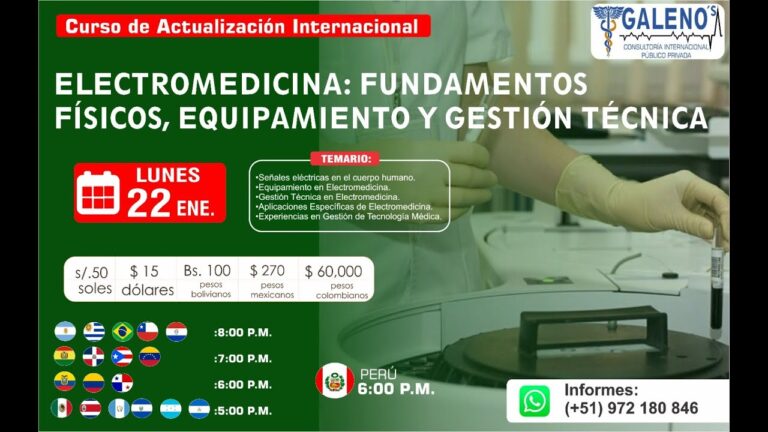 Curso de Electromedicina en Chile: Formaci&oacute;n y Oportunidades