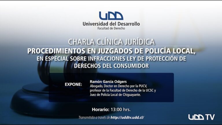 Curso de Juzgado de Polic&iacute;a Local en la U de Chile