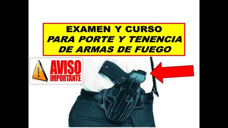 Curso de Portaci&oacute;n de Armas en Chile: Requisitos y Proceso