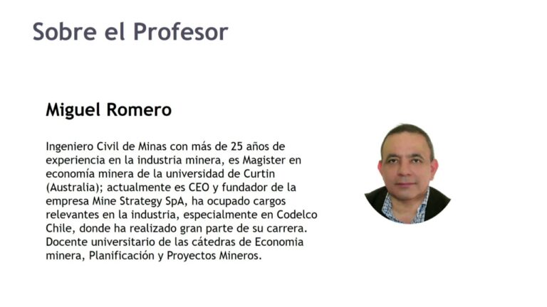 Curso Gratuito de Liderazgo en Miner&iacute;a en la Universidad de Chile