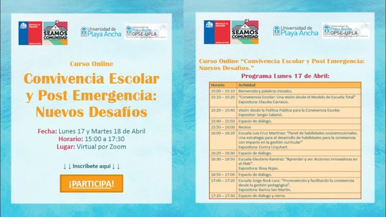 Mejorando la Convivencia Escolar: Cursos en Chile
