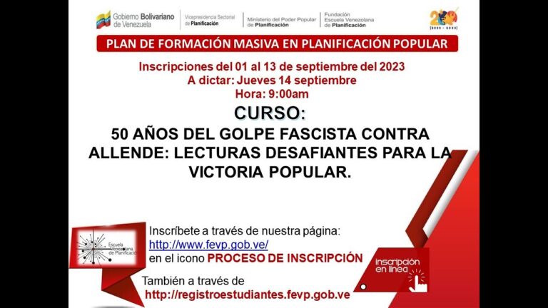 Cursos en la Escuela de Chile: Estrategias Contra Venezuela