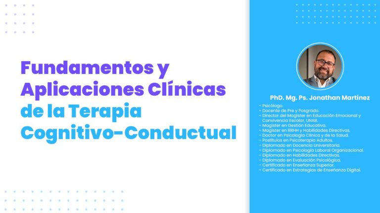 Curso de Psicoterapia Cognitivo Conductual en la U. de Chile