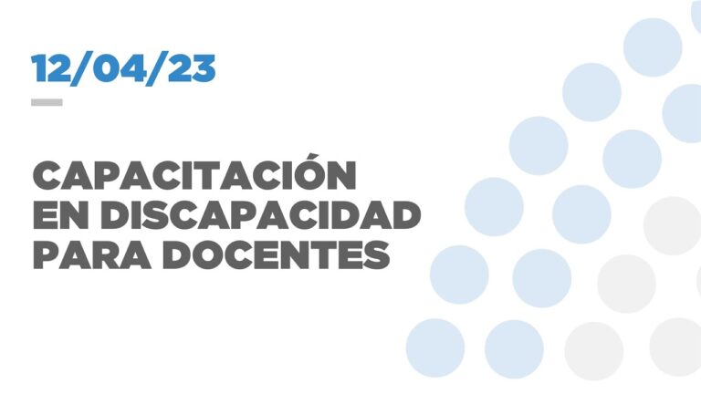 Curso de Inserci&oacute;n Laboral para Docentes de Personas con Discapacidad en Chile