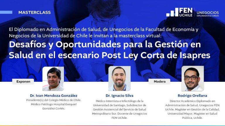 Curso de RRHH en Salud en la Universidad de Chile