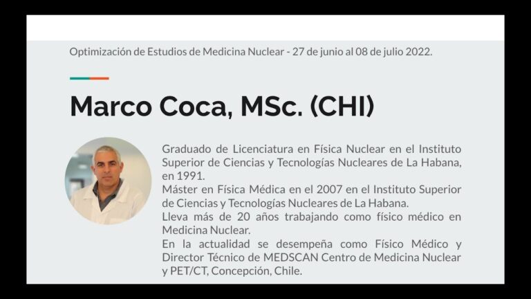 Curso de Medicina Nuclear en Chile: Formaci&oacute;n y Oportunidades