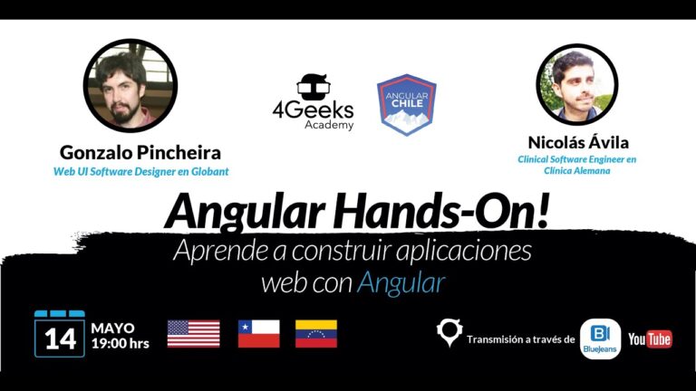 Mejores Cursos de Angular en Santiago de Chile | Actualizado junio 2026