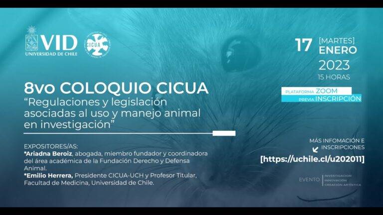 Curso de Manejo de Animales en la Facultad de Medicina de la Universidad de Chile