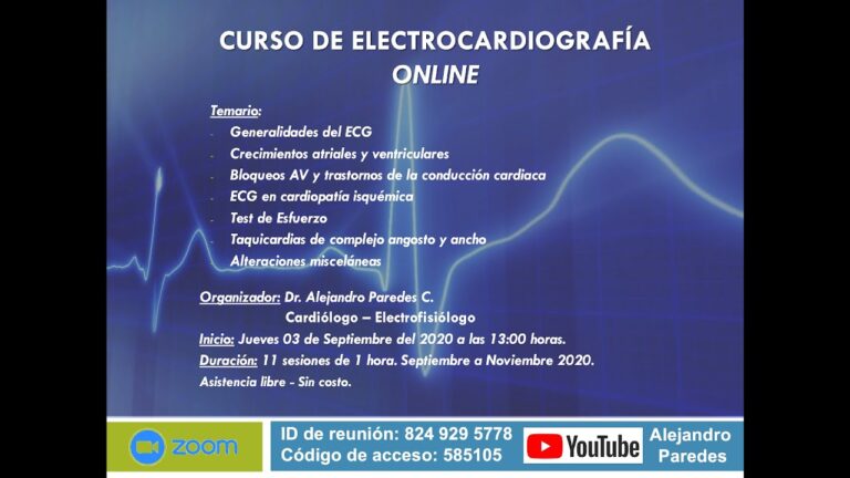 Curso Avanzado de Interpretaci&oacute;n de Electrocardiogramas en ACEM U de Chile