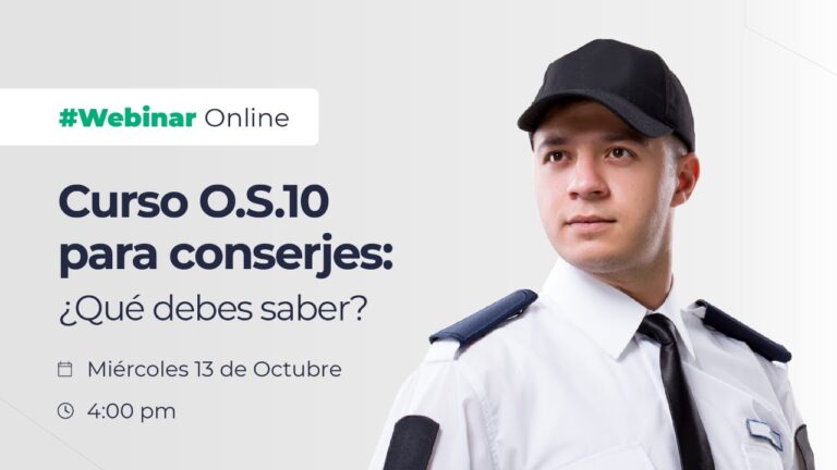 Contenidos del Curso de Conserje OS10 en Chile