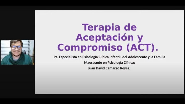 Curso de Terapia de Aceptaci&oacute;n y Compromiso en Chile