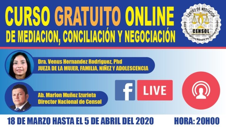 Curso Gratuito de Mediaci&oacute;n Familiar en Chile