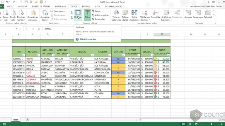 Curso de Excel B&aacute;sico en Los &Aacute;ngeles, Chile